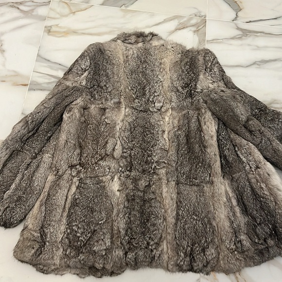 Genuine rabbit fur  coat - Picture 8 of 11
